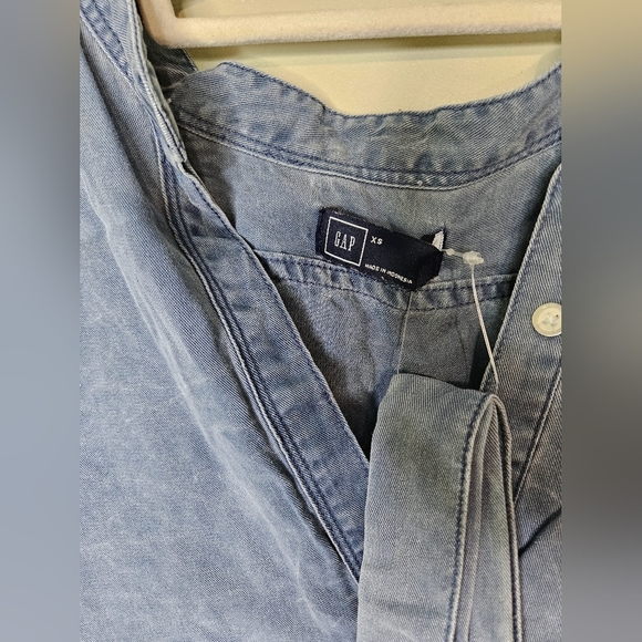 💚Gap Dress Size XS Color Light Denim 🩷 - Picture 3 of 7